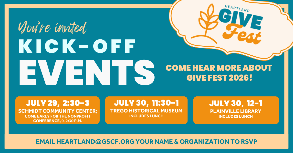 Save the Date: Give Fest Returns October 7, 2026!  Kickoff Events Scheduled to Invite Local Groups to Get Involved